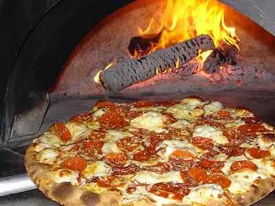 Wood fired pizza