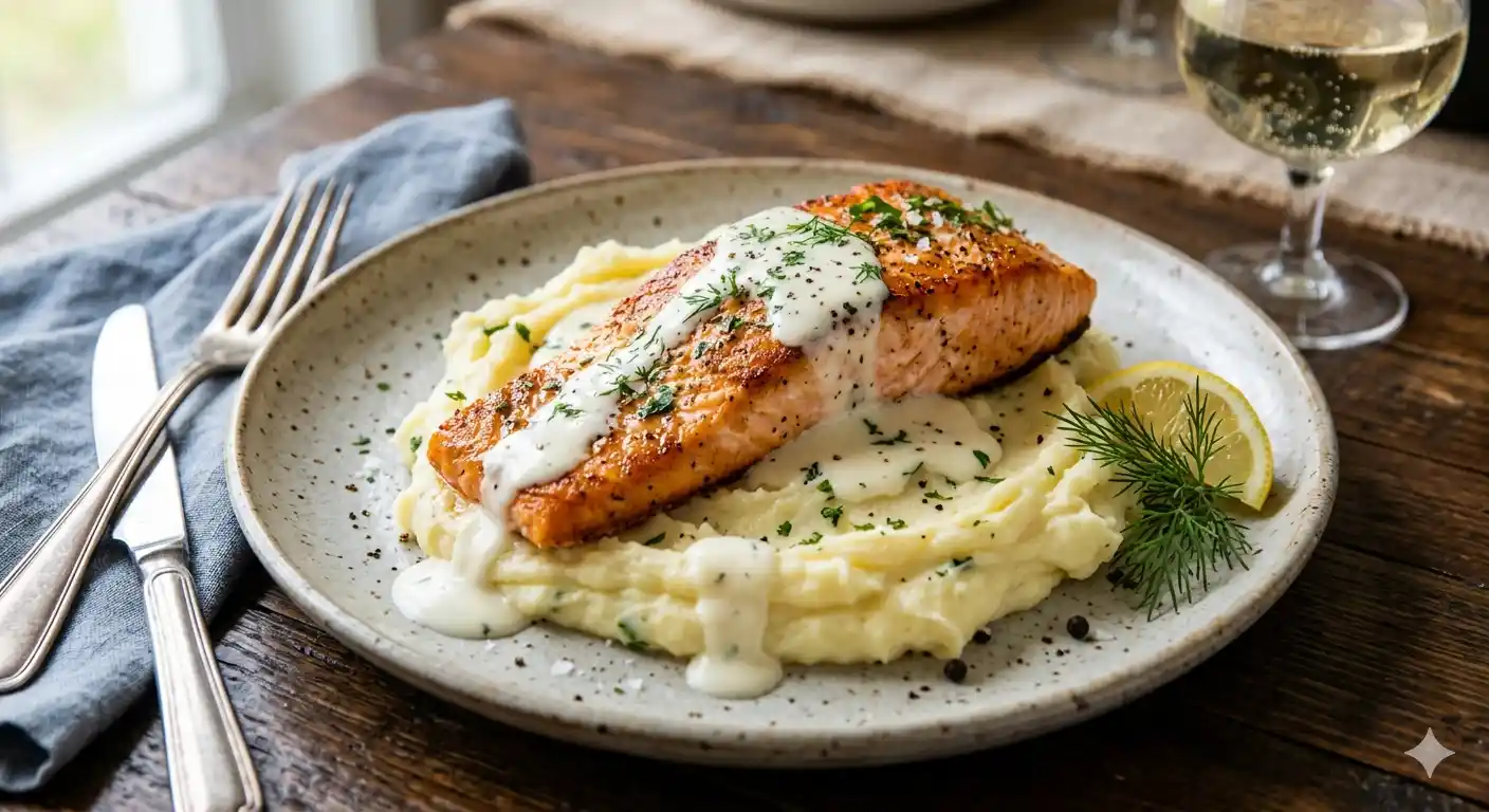 Salmon & Mash Potatoes