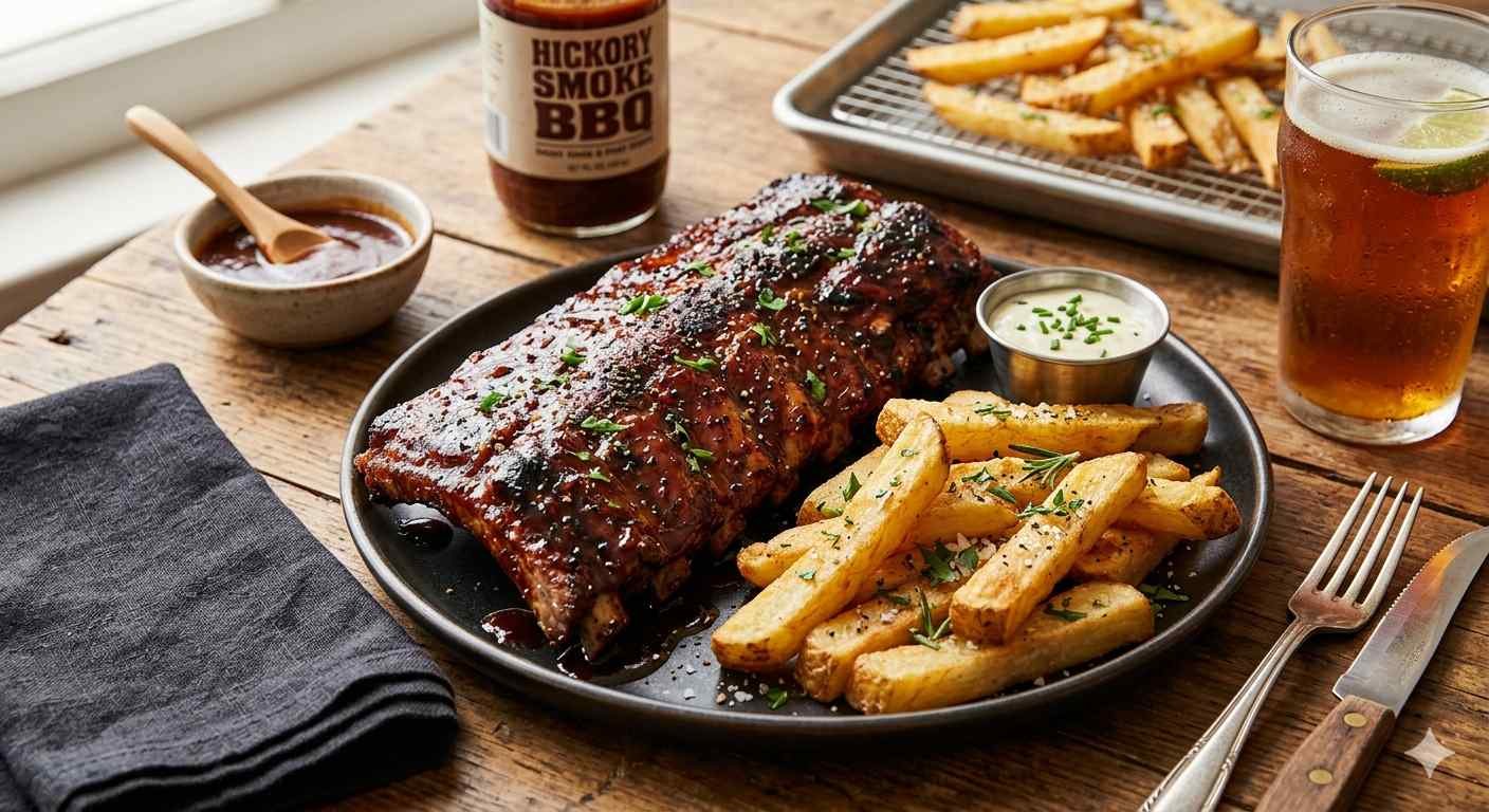 Ryans Ribs & fries